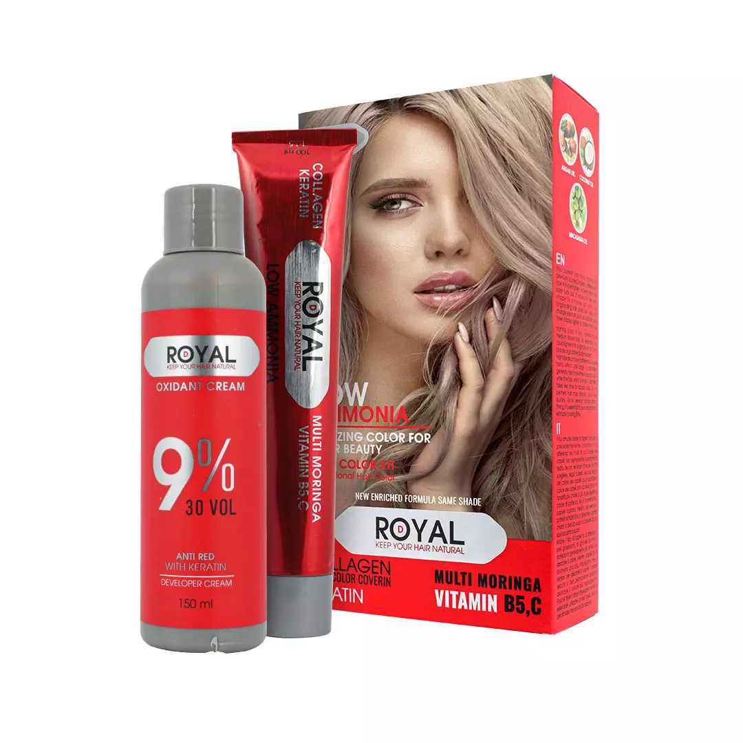کیت رنگ مو بلوند کنفی رویال کد R312 - Image 2