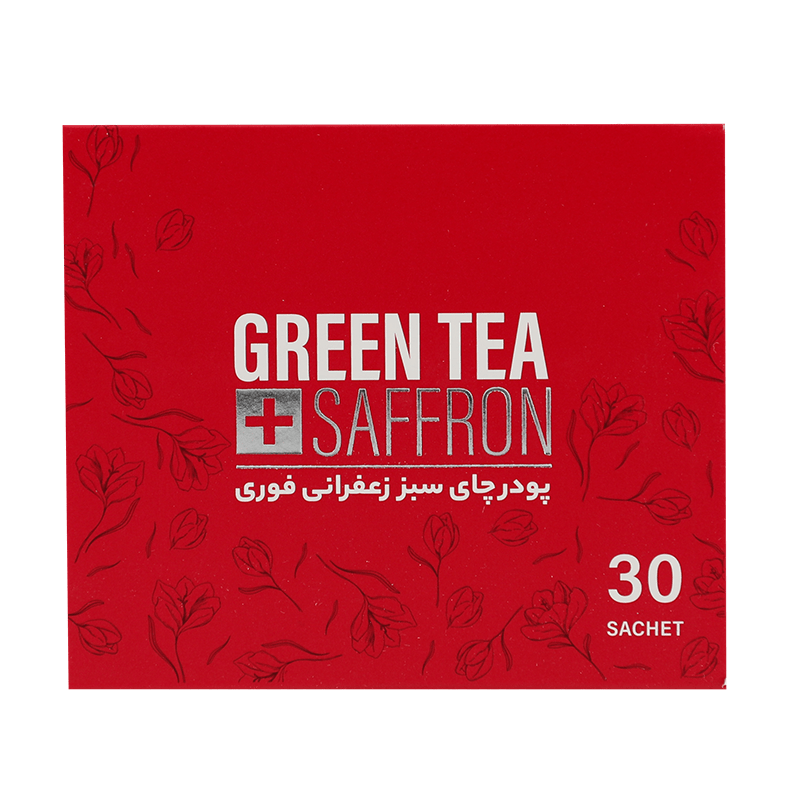 عصاره چای سبز زعفرانی فوری بسته 30عددی - Image 5