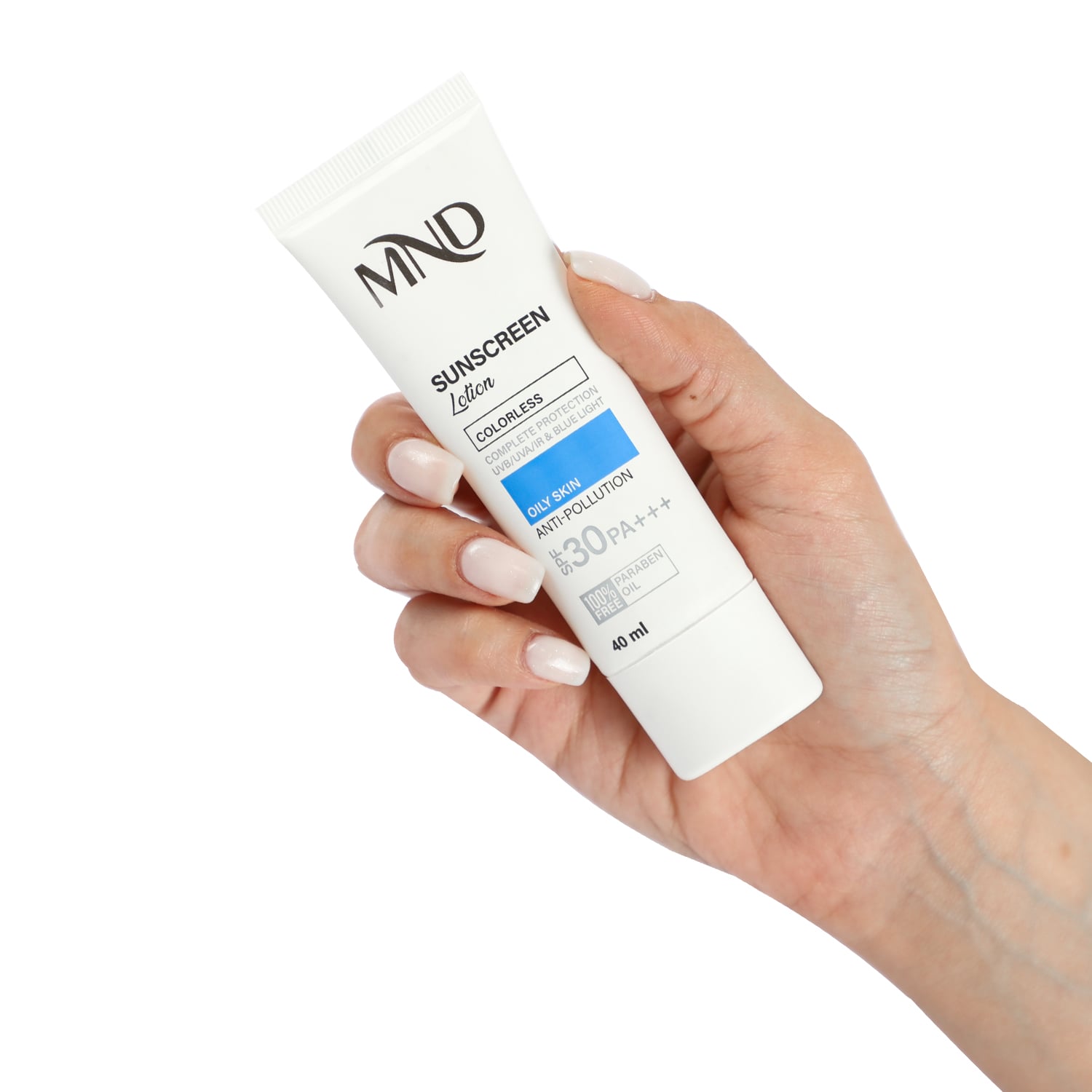 لوسیون ضدآفتاب با فاکتور حفاظتی 30 (SPF 30) مناسب پوست چرب ام ان دی 40 میلیلیتر - Image 2