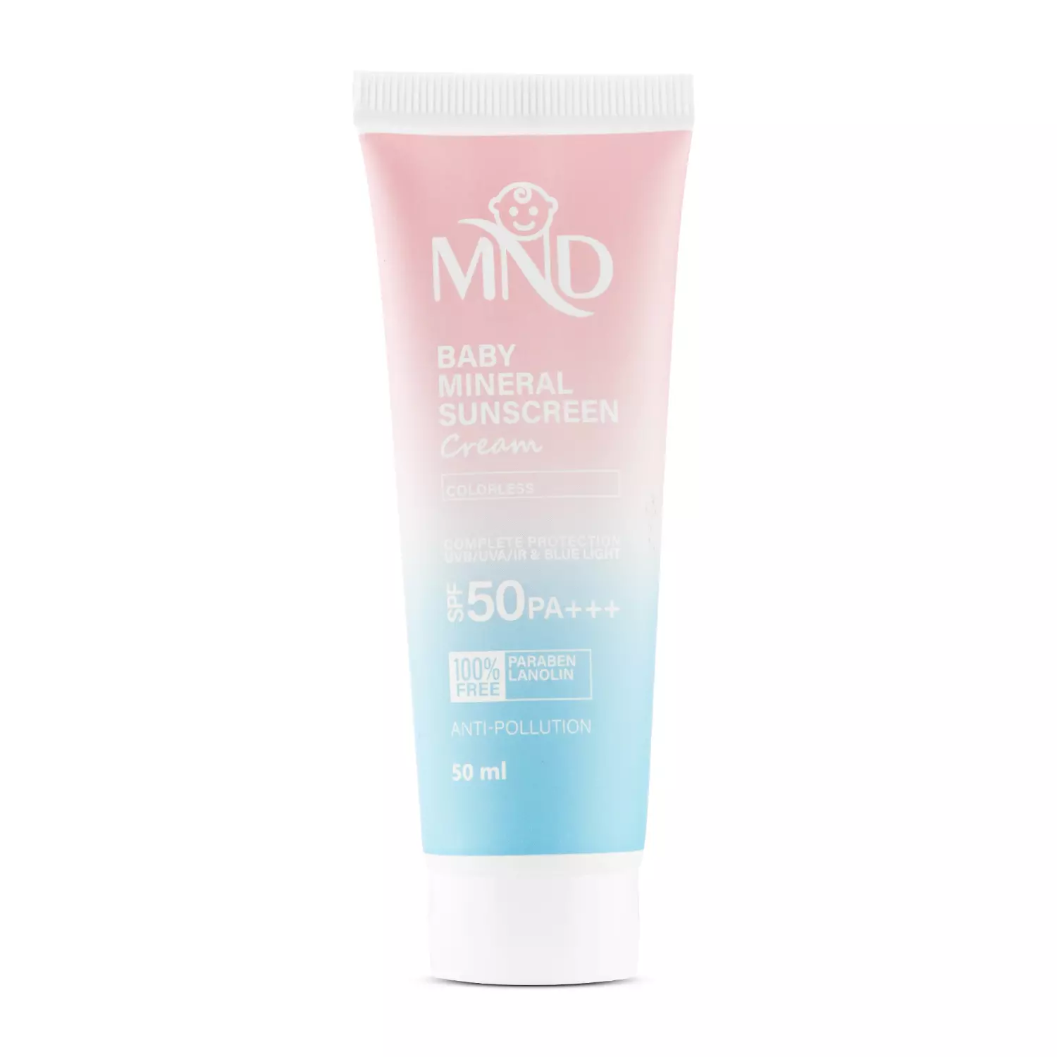 کرم ضد آفتاب فیزیکی کودک با فاکتور حفاظتی 50 (SPF 50) ام ان دی 50 میلیلیتر - Image 3
